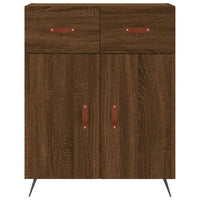 Thumbnail for Highboard Braun Eichen-Optik 69,5x34x180 cm Holzwerkstoff