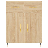 Thumbnail for Highboard Sonoma-Eiche 69,5x34x180 cm Holzwerkstoff