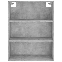 Thumbnail for Highboard Betongrau 69,5x34x180 cm Holzwerkstoff