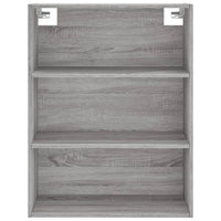 Thumbnail for Highboard Grau Sonoma 69,5x34x180 cm Holzwerkstoff