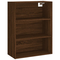 Thumbnail for Highboard Braun Eichen-Optik 69,5x34x180 cm Holzwerkstoff