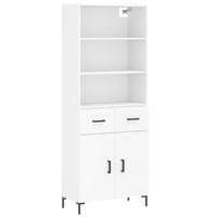 Thumbnail for Highboard Weiß 69,5x34x180 cm Holzwerkstoff