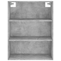 Thumbnail for Highboard Betongrau 69,5x34x180 cm Holzwerkstoff