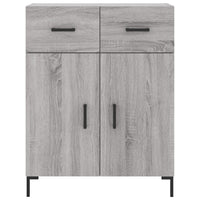 Thumbnail for Highboard Grau Sonoma 69,5x34x180 cm Holzwerkstoff