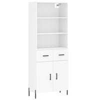 Thumbnail for Highboard Weiß 69,5x34x180 cm Holzwerkstoff