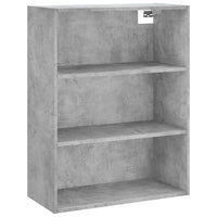 Thumbnail for Highboard Betongrau 69,5x34x180 cm Holzwerkstoff