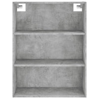Thumbnail for Highboard Betongrau 69,5x34x180 cm Holzwerkstoff