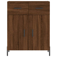 Thumbnail for Highboard Braun Eichen-Optik 69,5x34x180 cm Holzwerkstoff