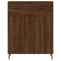 Thumbnail for Highboard Braun Eichen-Optik 69,5x34x180 cm Holzwerkstoff