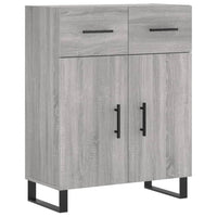 Thumbnail for Highboard Grau Sonoma 69,5x34x180 cm Holzwerkstoff