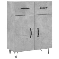 Thumbnail for Highboard Betongrau 69,5x34x180 cm Holzwerkstoff