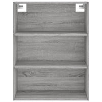Thumbnail for Highboard Grau Sonoma 69,5x34x180 cm Holzwerkstoff