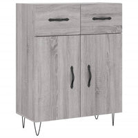 Thumbnail for Highboard Grau Sonoma 69,5x34x180 cm Holzwerkstoff