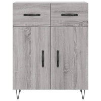 Thumbnail for Highboard Grau Sonoma 69,5x34x180 cm Holzwerkstoff