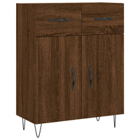 Thumbnail for Highboard Braun Eichen-Optik 69,5x34x180 cm Holzwerkstoff