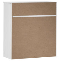 Thumbnail for Highboard-Oberteil MOLDE Weiß 90x35x100 cm Massivholz Kiefer