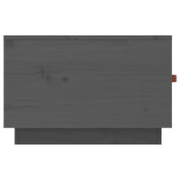 Thumbnail for Couchtisch Grau 60x53x35 cm Massivholz Kiefer