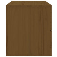 Thumbnail for Wand-Nachttische 2 Stk. Honigbraun 50x36x40 cm