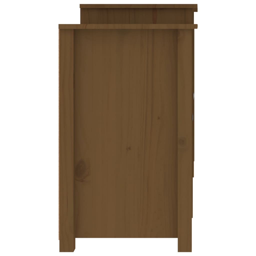 Sideboard Honigbraun 164x37x68 cm Massivholz Kiefer