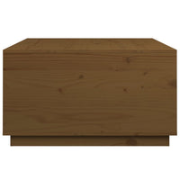 Thumbnail for Couchtisch Honigbraun 80x80x45 cm Massivholz Kiefer