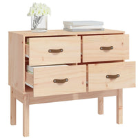 Thumbnail for Konsolenschrank 90x40x78 cm Massivholz Kiefer