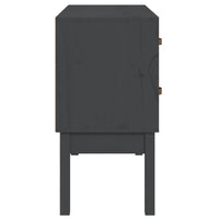 Thumbnail for Konsolenschrank Grau 90x40x78 cm Massivholz Kiefer