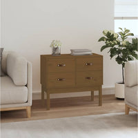 Thumbnail for Konsolenschrank Honigbraun 90x40x78 cm Massivholz Kiefer