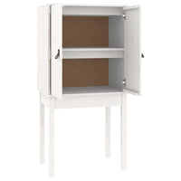 Thumbnail for Highboard Weiß 60x40x120 cm Massivholz Kiefer