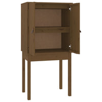 Thumbnail for Highboard Honigbraun 60x40x120 cm Massivholz Kiefer