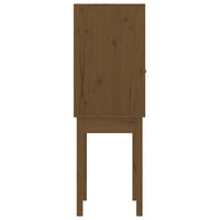 Thumbnail for Highboard Honigbraun 60x40x120 cm Massivholz Kiefer