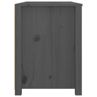 Thumbnail for Beistellschrank Grau 100x40x54 cm Massivholz Kiefer