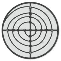 Thumbnail for Esstisch Schwarz Ø55 cm Hartglas und Stahl