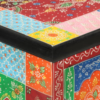 Thumbnail for Sideboard Handbemalt mit Türen 53x30x75 cm Massivholz Mango