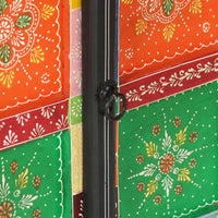 Thumbnail for Sideboard Handbemalt mit Türen 53x30x75 cm Massivholz Mango