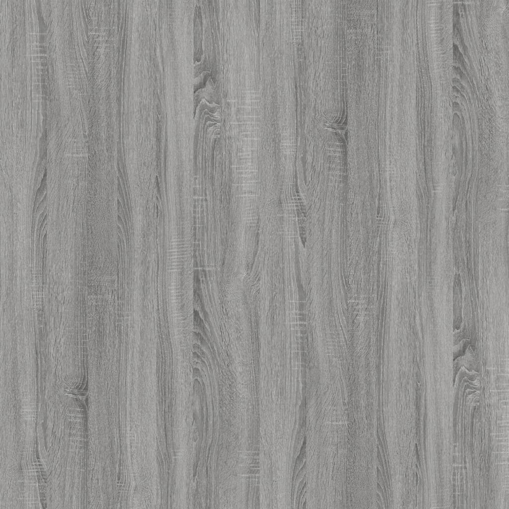 Couchtisch Grau Sonoma 80x50x45 cm Holzwerkstoff und Eisen