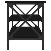 Thumbnail for Beistelltisch Schwarz 55x38x45 cm Holzwerkstoff