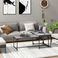 Thumbnail for Couchtische 2 Stk. Grau Sonoma Holzwerkstoff