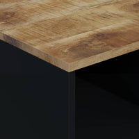 Thumbnail for Couchtisch 80x50x40 cm Massivholz Mango & Holzwerkstoff