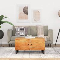 Thumbnail for Couchtisch 80x50x40 cm Massivholz Akazie & Holzwerkstoff