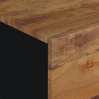 Thumbnail for Couchtisch 80x50x40 cm Massivholz Mango & Holzwerkstoff