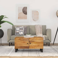 Thumbnail for Couchtisch 80x50x40 cm Massivholz Mango & Holzwerkstoff