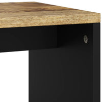 Thumbnail for Couchtisch 40x31x46 cm Massivholz Mango & Holzwerkstoff