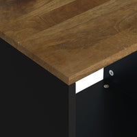 Thumbnail for Couchtisch 40x31x46 cm Massivholz Mango & Holzwerkstoff