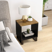 Thumbnail for Couchtisch 40x31x46 cm Massivholz Mango & Holzwerkstoff