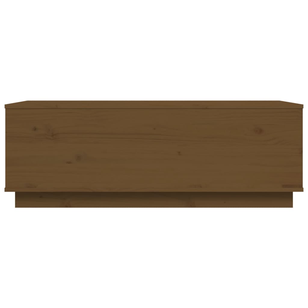 Couchtisch Honigbraun 100x50x35 cm Massivholz Kiefer