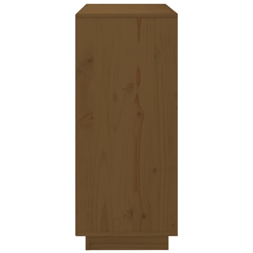 Sideboard Honigbraun 70x34x80 cm Massivholz Kiefer
