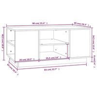 Thumbnail for Couchtisch Honigbraun 90x49x40,5 cm Massivholz Kiefer