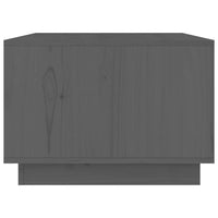 Thumbnail for Couchtisch Grau 80x50x35 cm Massivholz Kiefer