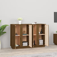 Thumbnail for Sideboard Honigbraun 120x35x80 cm Massivholz Kiefer