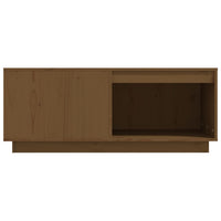 Thumbnail for Couchtisch Honigbraun 100x101x40,5 cm Massivholz Kiefer